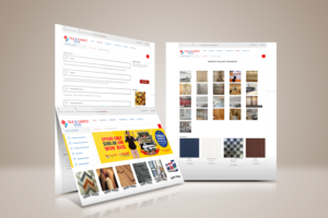 Website Development Tile & Carpet Centre showcase